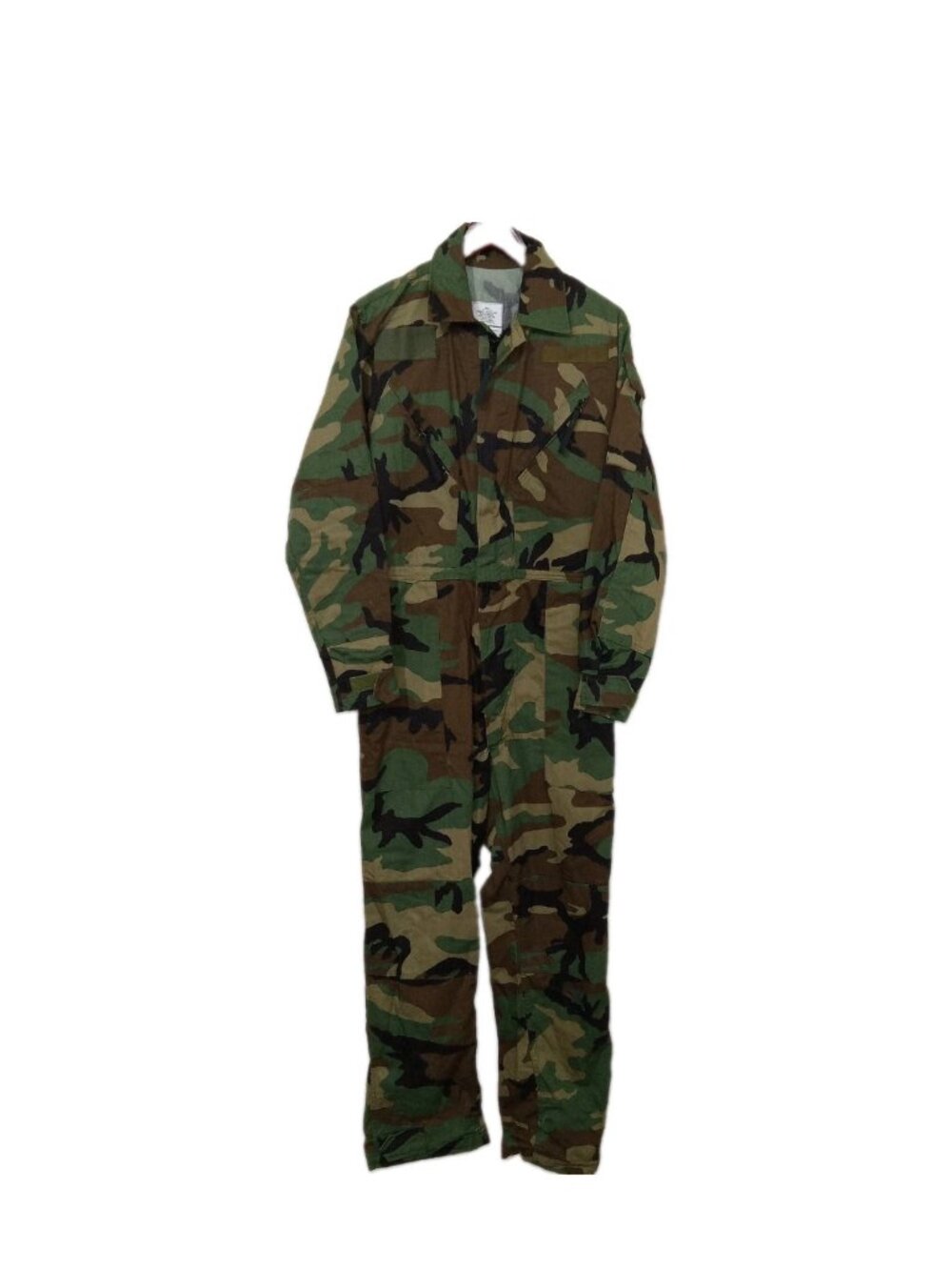 US Military Woodland Camo Mechanic Coveralls Cold Weather Mens Small USA